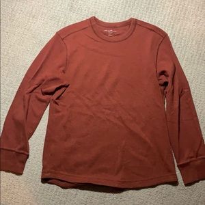 Eddie Bauer long sleeve waffle tee